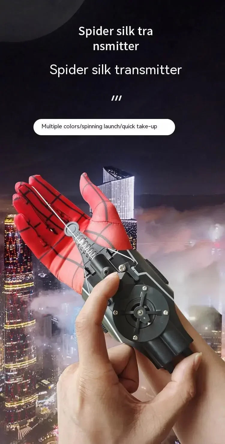 Guante Lanzador de Telarañas Hero — Réplica Articulada con Mecanismo Real